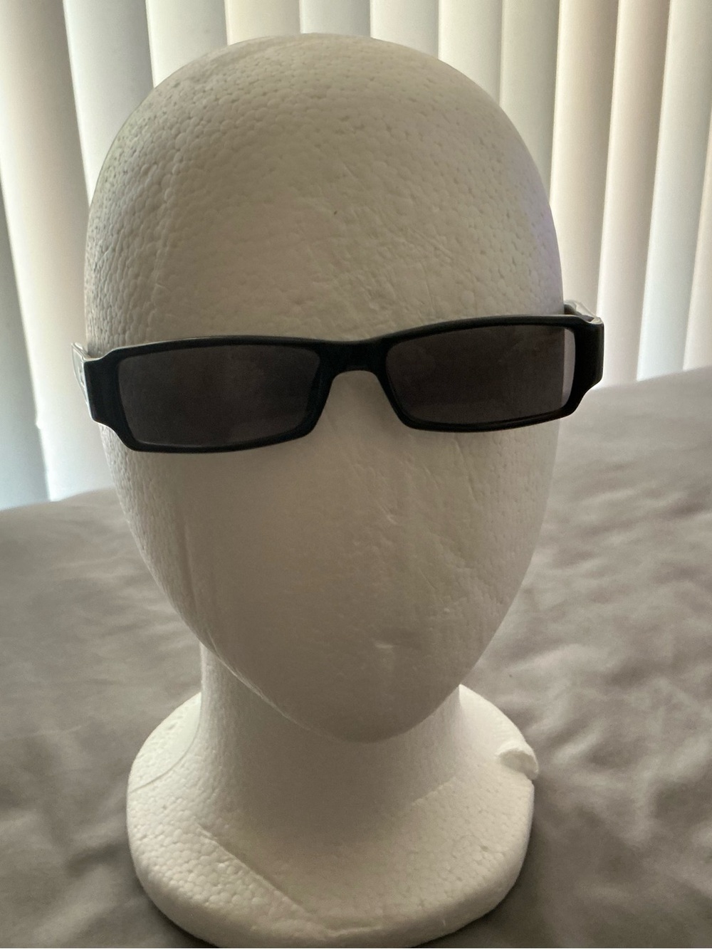Vintage super slim rectangular Gucci sunglasses